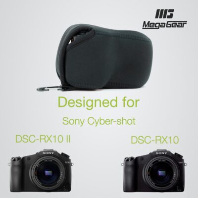 Sony Cyber-shot DSC-RX10 II, DSC-RX10 Neoprene Camera Case, Water Resistant Carabiner Included Camera Bag, Maximum Protection Camera Case - Image 6