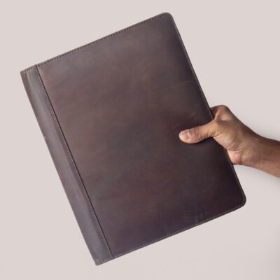 Personalisable Leather A4 Padfolio, Notepad Holder, Personalised Business Folder Padfolio, - Image 4