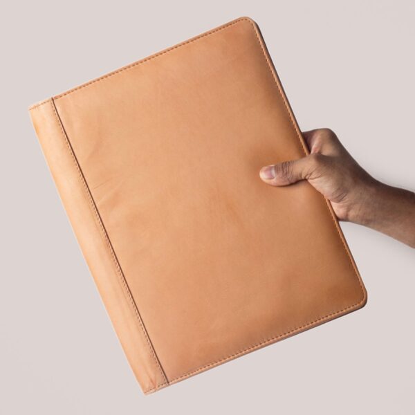 Personalisable Leather A4 Padfolio, Notepad Holder, Personalised Business Folder Padfolio, - Image 4