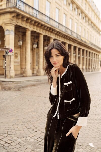 Winter Clothing Women Velvet Suit - Image 2