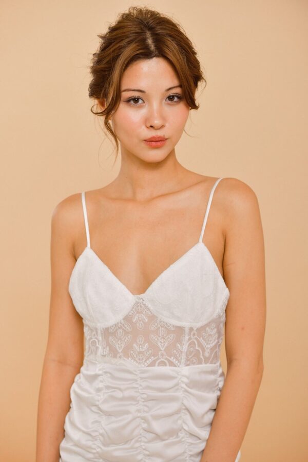 Silk Slip with Lace Honeymoon - Image 2