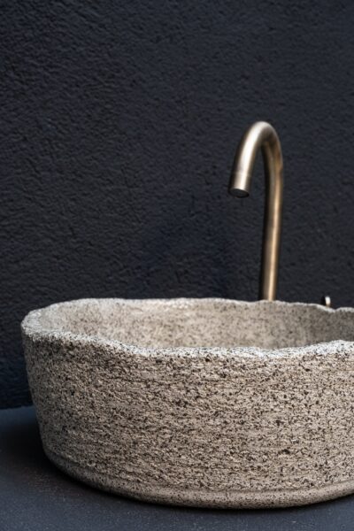 Wabi Sabi Handmade Ceramic Washbasin, Natural Textured Washbasin, Farmhouse Sink - Image 4