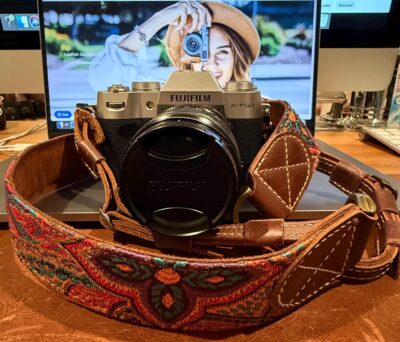 Personalized Leather Camera Strap - Custom DSLR Strap for Photographers - Unique Design - Gift for Him/Her - Image 2