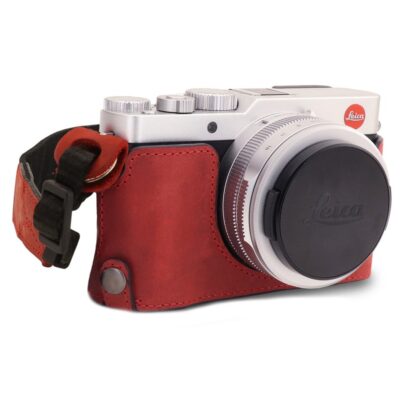 Fine Leather Camera Half Case & Strap Compatible with Leica D-Lux 7