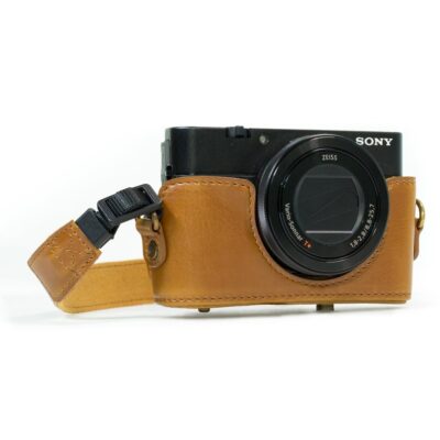 Sony RX100 VI/V Leather Camera Case - Handmade, Lightweight, Protective Cover