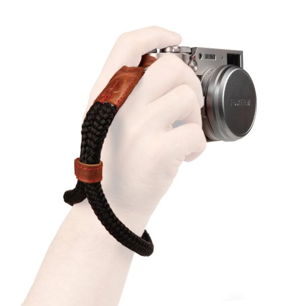 Wrist and Neck Strap for SLR, DSLR Cameras - Black / Brown / Green - Small / Medium / Large