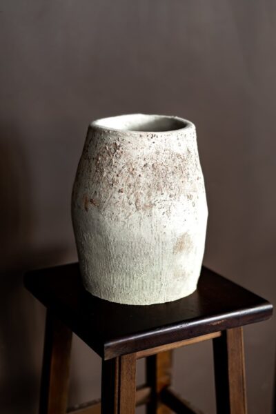 Beige Large Vase,New Home Gift,Handmade Vase,Unique Vase,Ceramic Decor,Shelf Decor,Hostess GiftNatural Textured Beige Vase