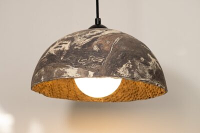 19" Rustic Ceramic  pendanting, Pottery Ceramic Pendant Light, Dining Room Clay Chandelier, Kitchen Island Lamp, Pendant light