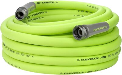 Flexzilla Garden Hose 5/8" x 50 ft - Lightweight, Heavy Duty, Drinking Water Safe - HFZG550YW