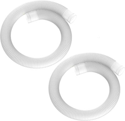 Pool Skimmer Replacement Hose for Intex 25016 10531 Above Ground Pool, 1.5"×3ft Transfer Pool Pump Hose (1, White)