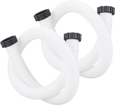 Pool Hoses 1.5" for Above Ground Pool Replacement Hose for Pool Pump 1.5" Diameter Swimming Pool Hose for Above Ground Pools, 59" Long 2 Pack Filter Pump Hose for Pump Models