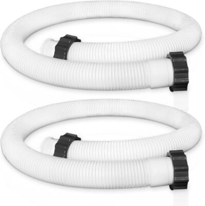 29060E In tex Pool Hoses for Above Ground Pools 1.5'' Pool Pump Hose 59'' for Cole man Pool Hose Replacement Sand Filter Hose for Saltwater Systems Pool Hose 2 Pack, 1,500 Higher GPH