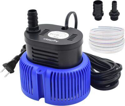 AgiiMan 850 GPH Pool Cover Pump - Submersible with Hose & Adapters - Above/In-Ground Water Removal