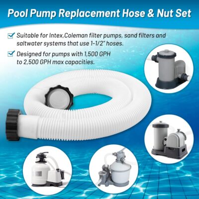 Pool Hose 1.5" for Intex & Coleman - Above Ground Pool Pump Replacement - 29060E Compatible - Image 5