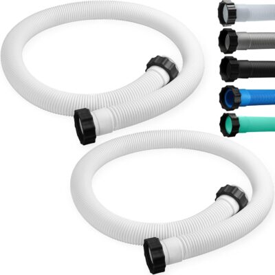 eBoot 2-Pack 59" Pool Pump Hose - 1.5" Diameter - Above Ground Pool Filter Replacement Hose