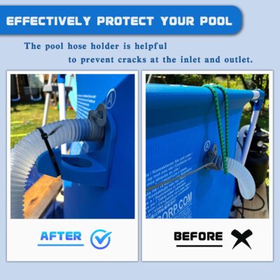 Pool Hose Holder 2-Pack - Above Ground Pool Support for Intex - Prevent Sagging & Extend Hose Life - Image 4