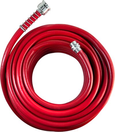 Flexon FA58100CN Farm and Ranch Garden Hose, 100 ft, Red - Image 2