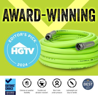 Flexzilla HFZG550YW Garden Lead-In Hose 5/8 In. x 50 ft, Heavy Duty, Lightweight, Drinking Water Safe - Image 2