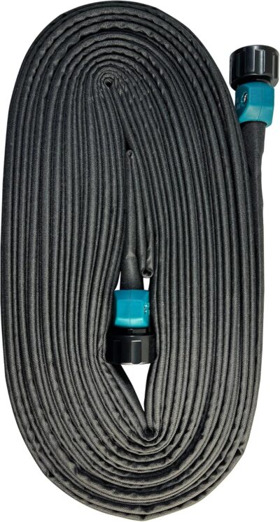 Flexon 50 ft Flat Soaker Hose - Garden Watering, Space Saving - Image 4