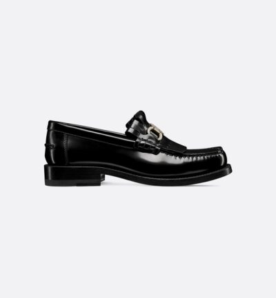 Dior Emblem Loafer Black Brushed Calfskin - Image 5