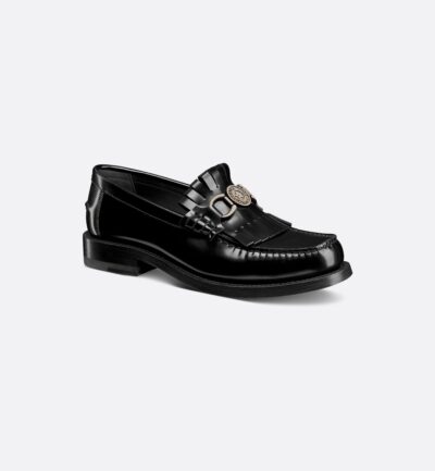 Dior Emblem Loafer Black Brushed Calfskin