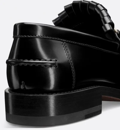 Dior Emblem Loafer Black Brushed Calfskin - Image 6