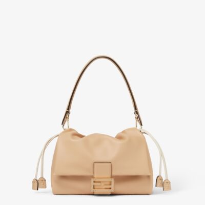 Mamma Baguette Medium Pale Pink Nappa Leather Bag