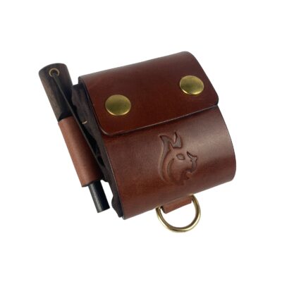 Bushcraft Foraging Pouch Belt Leather | Camping and Bushcraft | LARP | Bushcraft Spain - Image 5