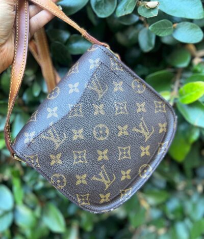 Authentic LOUIS VUITTON Handbag Saint Cloud PM Shoulder / Crossbody Bag -Vintage Pre owned- louis vuitton Purse - Date Code lv 884 - Image 3