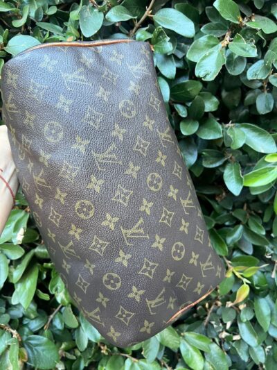 Authentic LOUIS VUITTON Speedy 30 Handbag Monogram Canvas Brown - Vintage LV Bag - Gently Pre 0wned Purse lv - Image 4