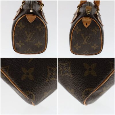 Authentic LOUIS VUITTON Mini Speedy Handbag Monogram Canvas Brown - Vintage LV Bag - Gently Pre 0wned Purse lv TH0922 France 1992 - Image 5