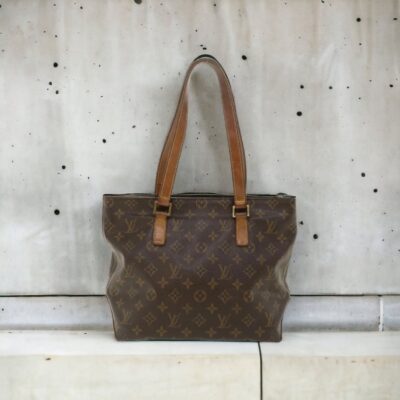 Authentic LOUIS VUITTON Tote Bag Cabas Piano Vintage Monogram Canvas  Brown LV Shoulder handbag Gently Pre 0wned  lv DU0063 Made in France - Image 2