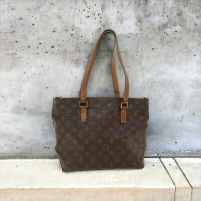 Authentic LOUIS VUITTON Tote Bag Cabas Piano Vintage Monogram Canvas  Brown LV Shoulder handbag Gently Pre 0wned  lv DU0063 Made in France - Image 3