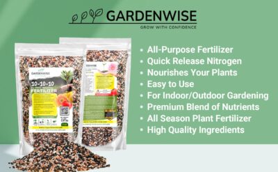 Gardenwise 10-10-10 All-Purpose Fertilizer - Indoor & Outdoor Plant Food - Professional Grade - Image 3