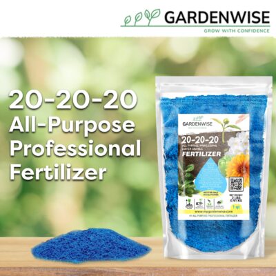 Gardenwise 20-20-20 All Purpose Fertilizer - Indoor, Outdoor Plants, Lawn, Garden - Water Soluble Plant Food - Image 3