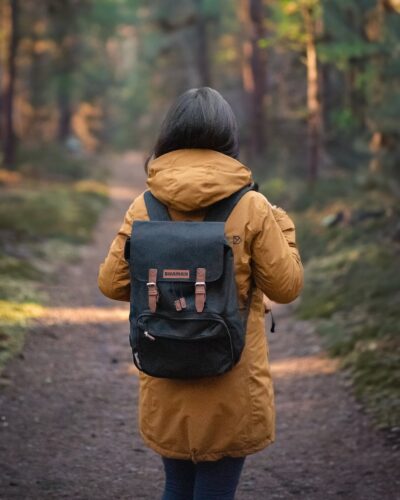 Black office backpack for women - Office Friend gift - Gift for office colleague- best gift for co worker - Backpack for work - work bag - Image 4