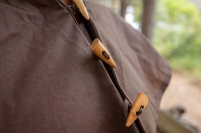 The Oilskin Hood - Perfect Hood for Bushcraft Jackets and Outdoor Activities. A handy companion for rainy weather, hunting, hiking and LARP - Image 5