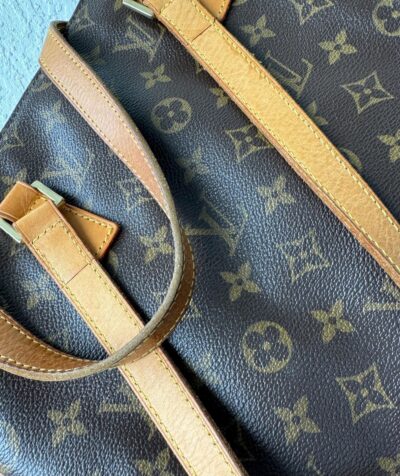 Authentic LOUIS VUITTON Tote Bag Cabas Piano Vintage Monogram Canvas  Brown LV Shoulder handbag Gently Pre 0wned  lv DU0063 Made in France - Image 4