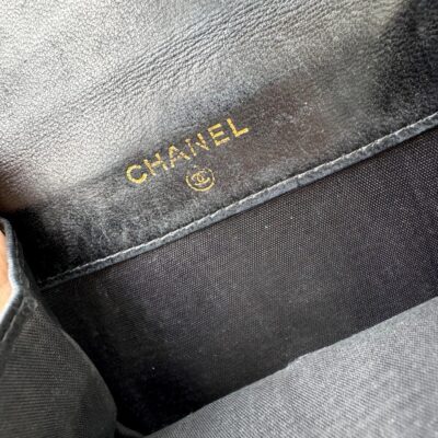 CHANEL Vintage 2004 Timeless Caviar CC Wallet Black Leather. Made in France. - Image 4