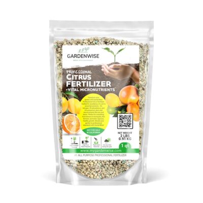 GARDENWISE Citrus Fertilizer - Balanced NPK + Micronutrients for Lemon, Lime, Orange & Avocado Trees