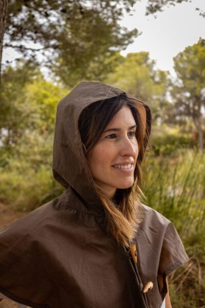 The Oilskin Hood - Perfect Hood for Bushcraft Jackets and Outdoor Activities. A handy companion for rainy weather, hunting, hiking and LARP