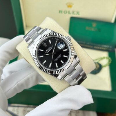 Rolex Datejust 41 Black Dial Steel Watch 126334 - Authentic & Certified - Image 2